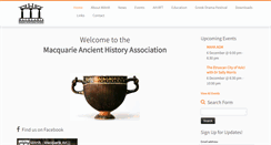 Desktop Screenshot of ancienthistory.com.au