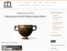 Tablet Screenshot of ancienthistory.com.au